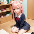 猫耳娘（学校の制服編２） 2枚目
