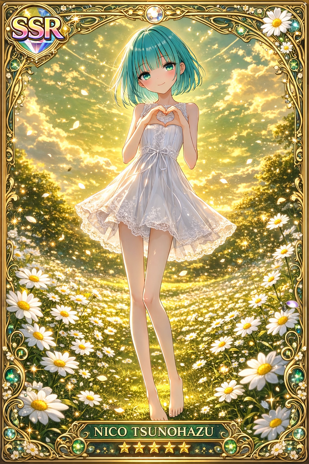 SSR　デイジー畑でつかまえて♡