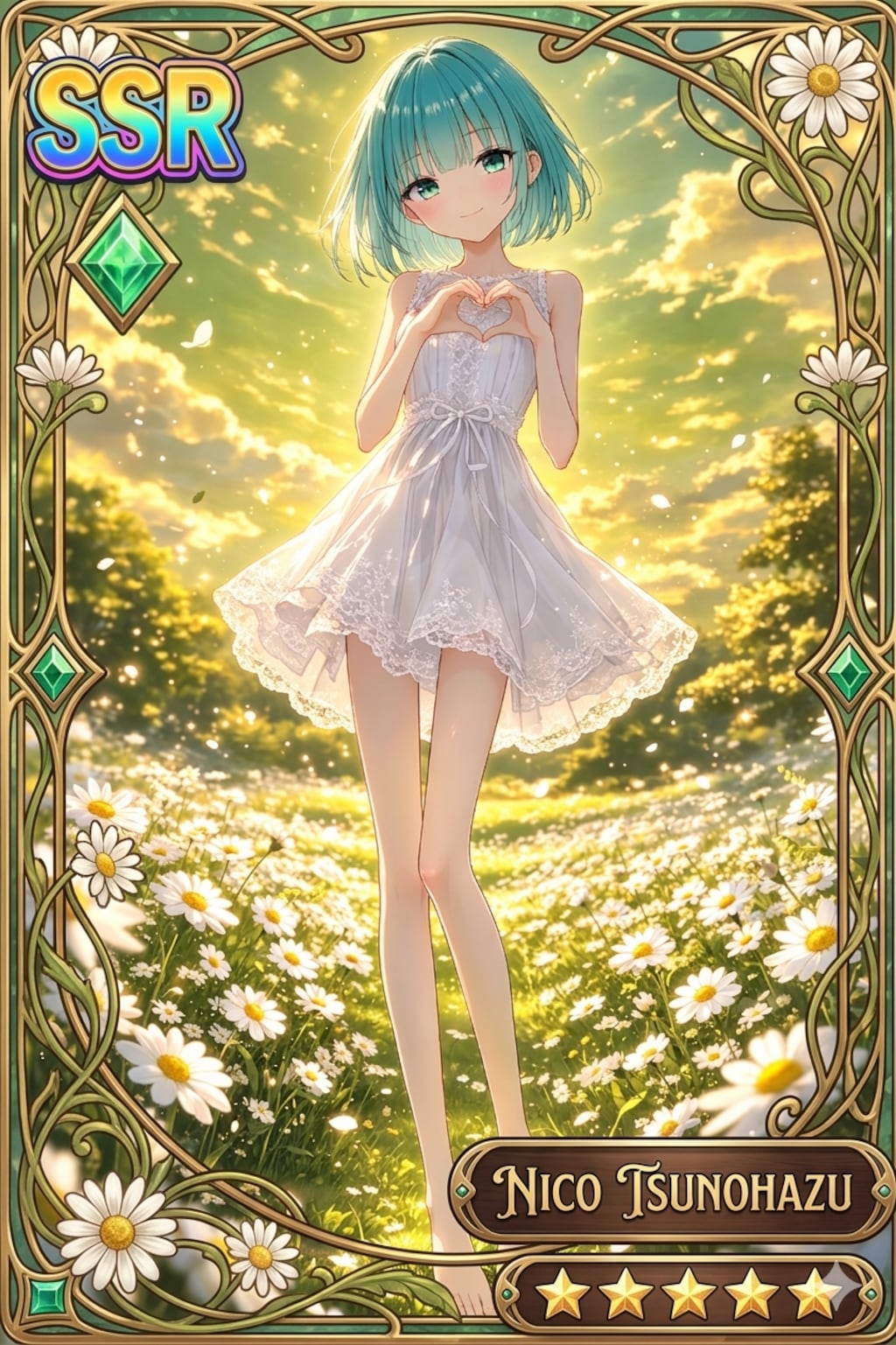 SSR　デイジー畑でつかまえて♡