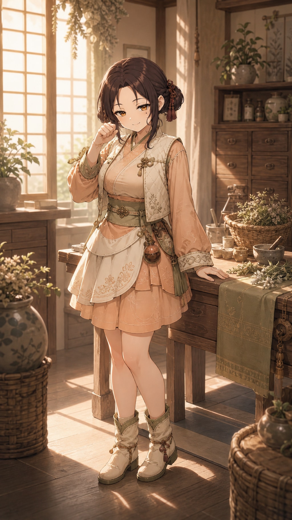 紫月に香る宵の蜘蛛茶寮