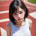 陸上女子④ 2枚目