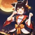 黒猫ハロウィンガール 2枚目