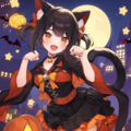 黒猫ハロウィンガール 6枚目