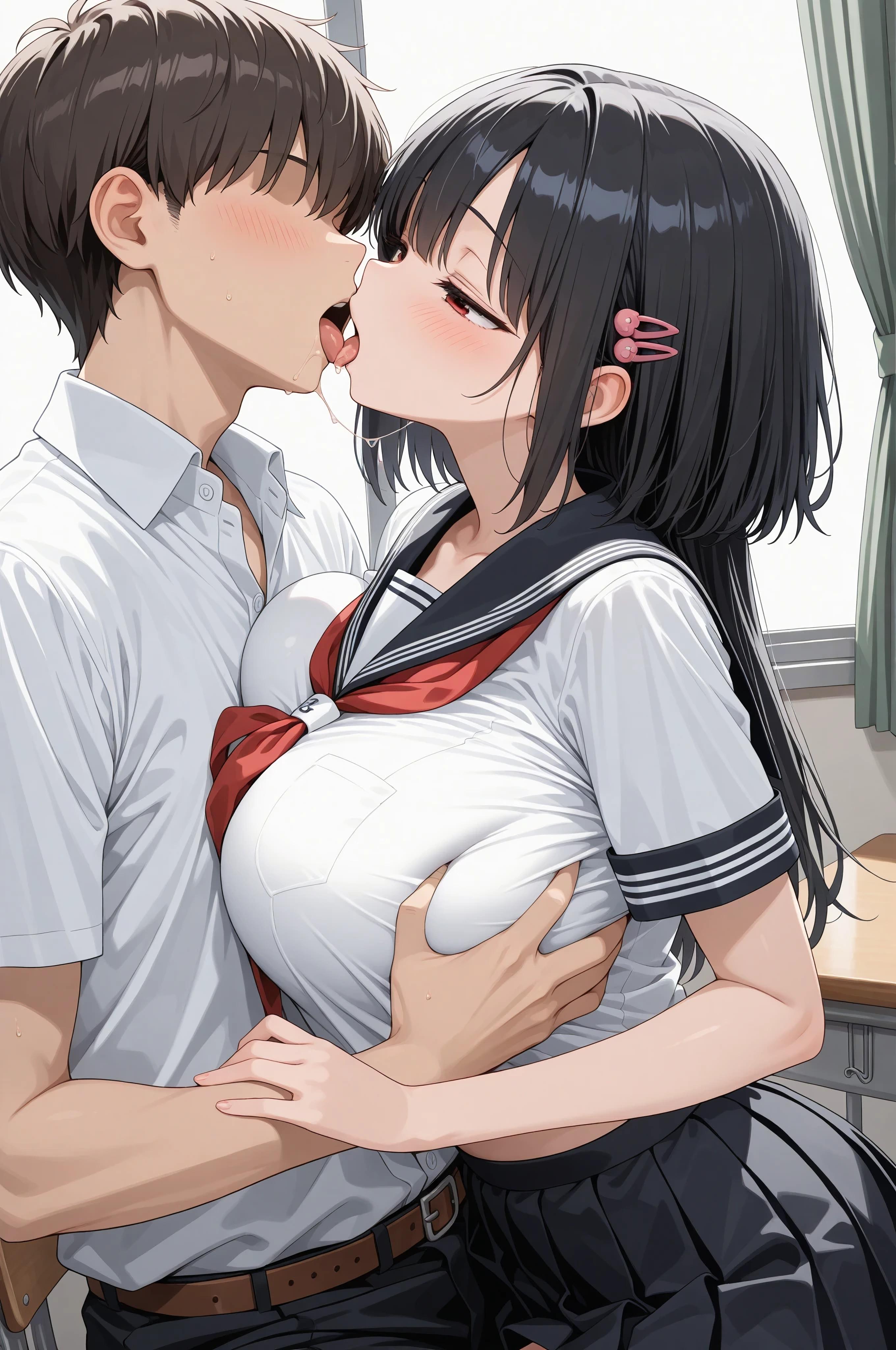 ほら舌出して