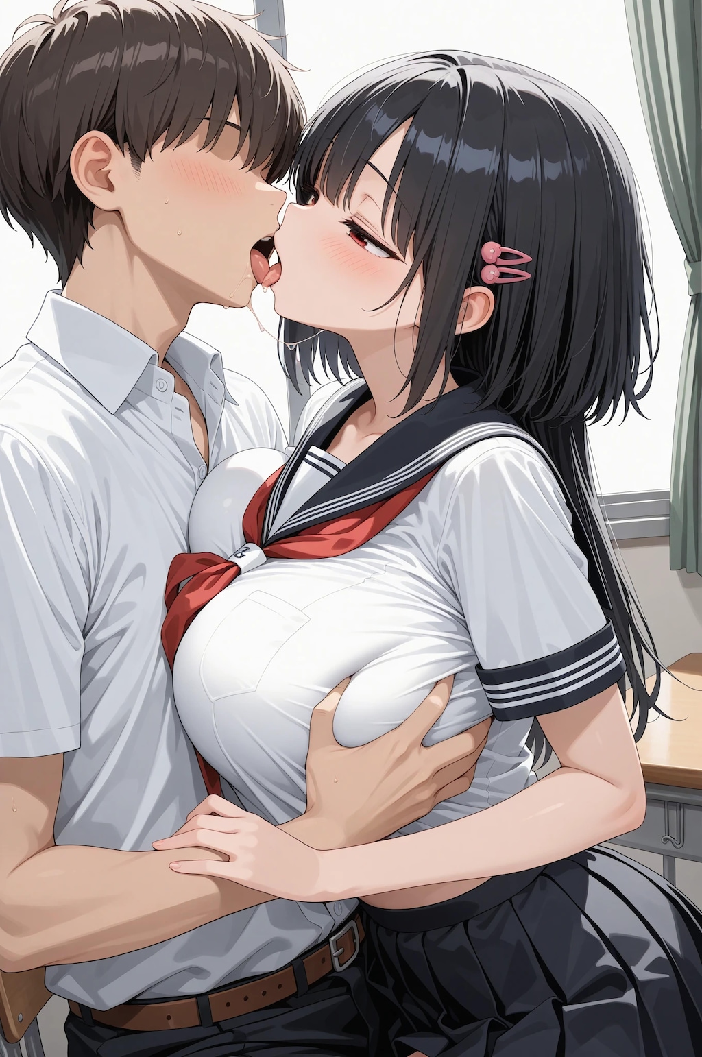 ほら舌出して