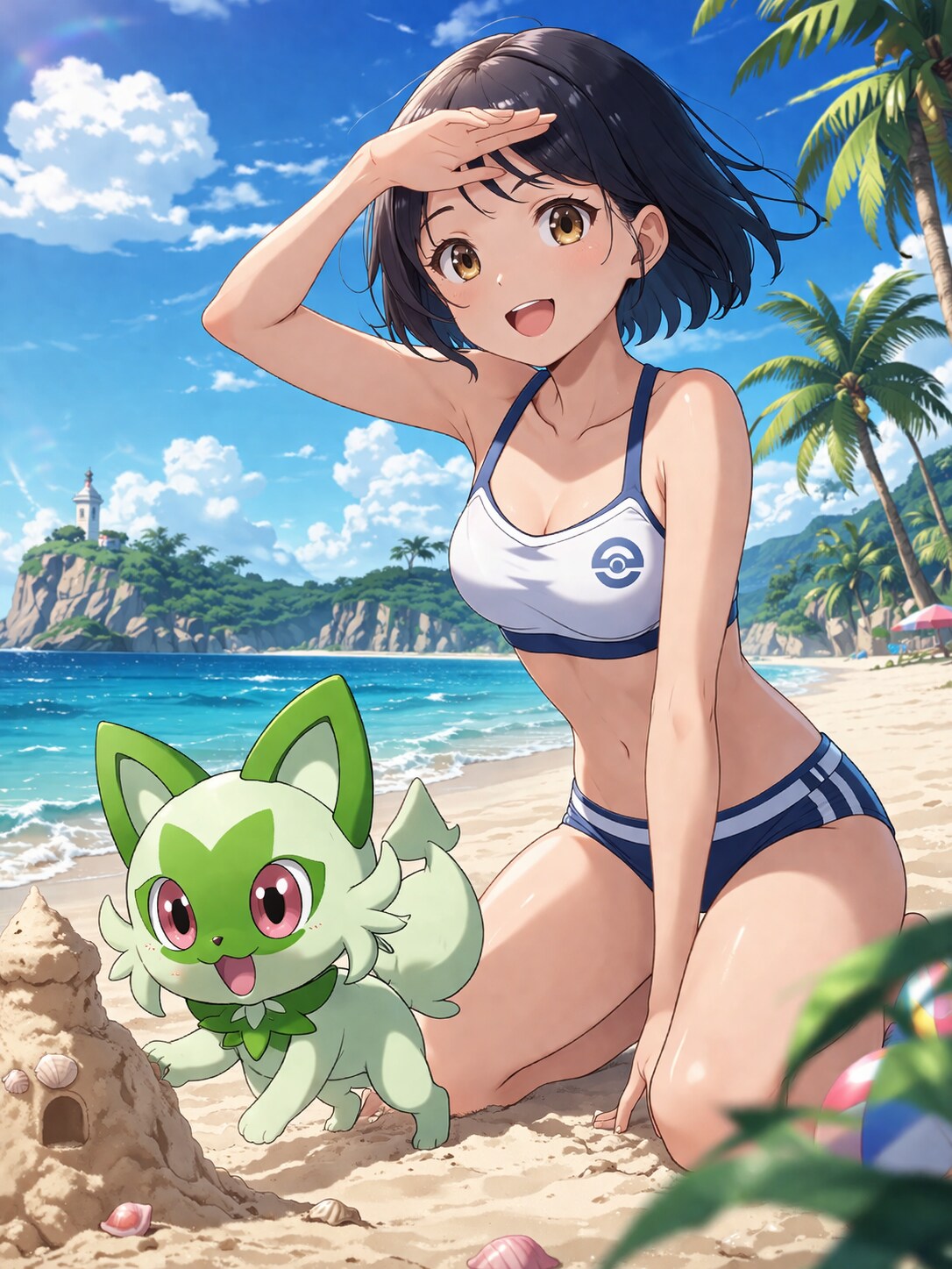 アオイさんとニャオハ