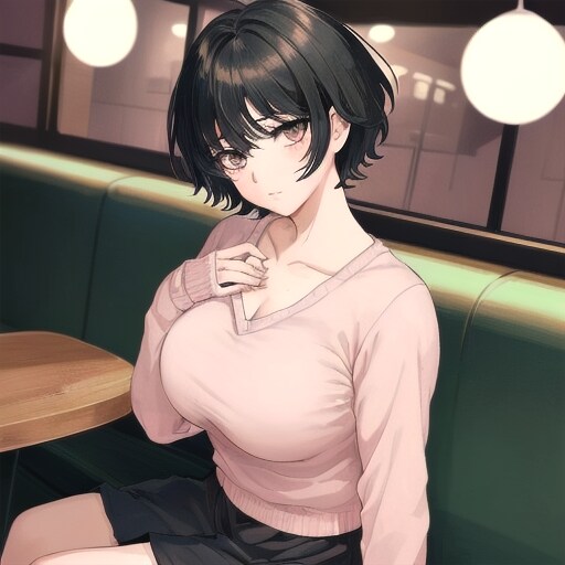 ファミレスにて