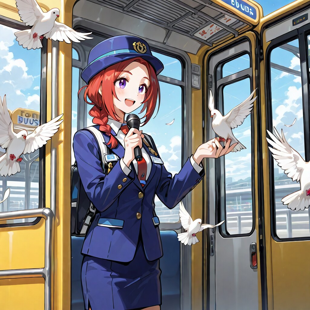 鳩とバスガイド