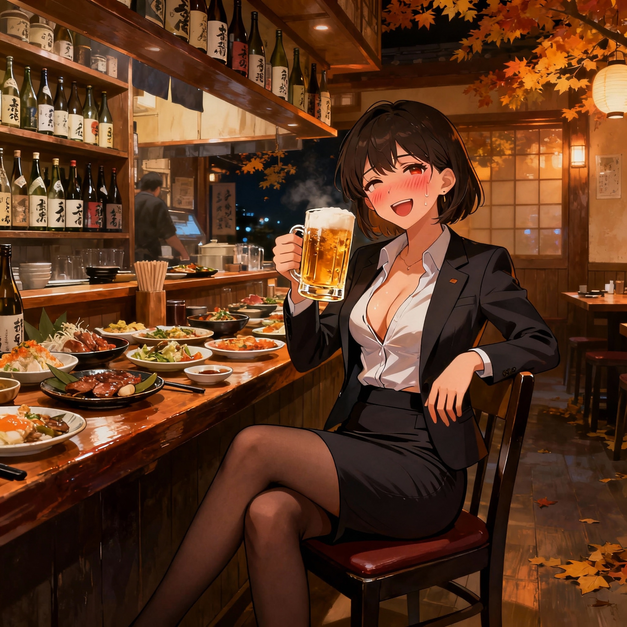 華金だし、連休だし。 | の人気AIイラスト・グラビア