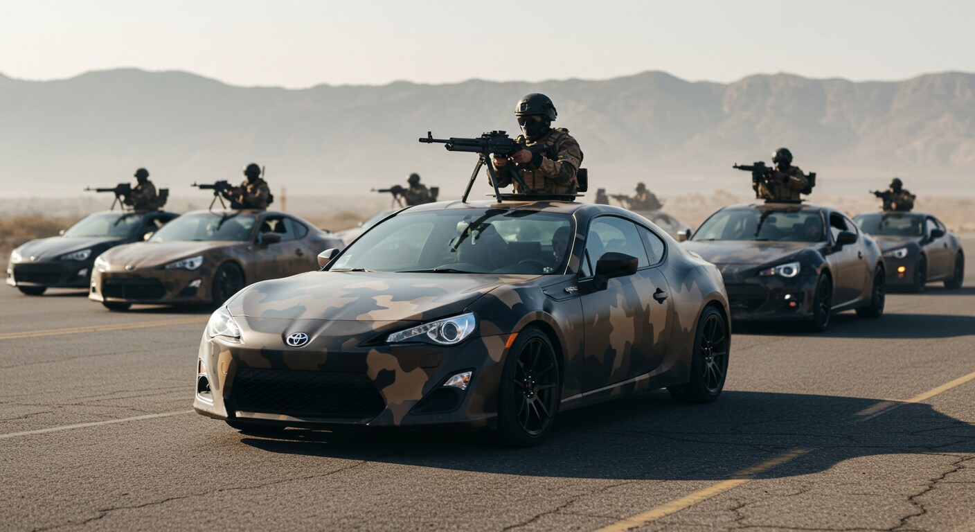 トヨタ86軍用車