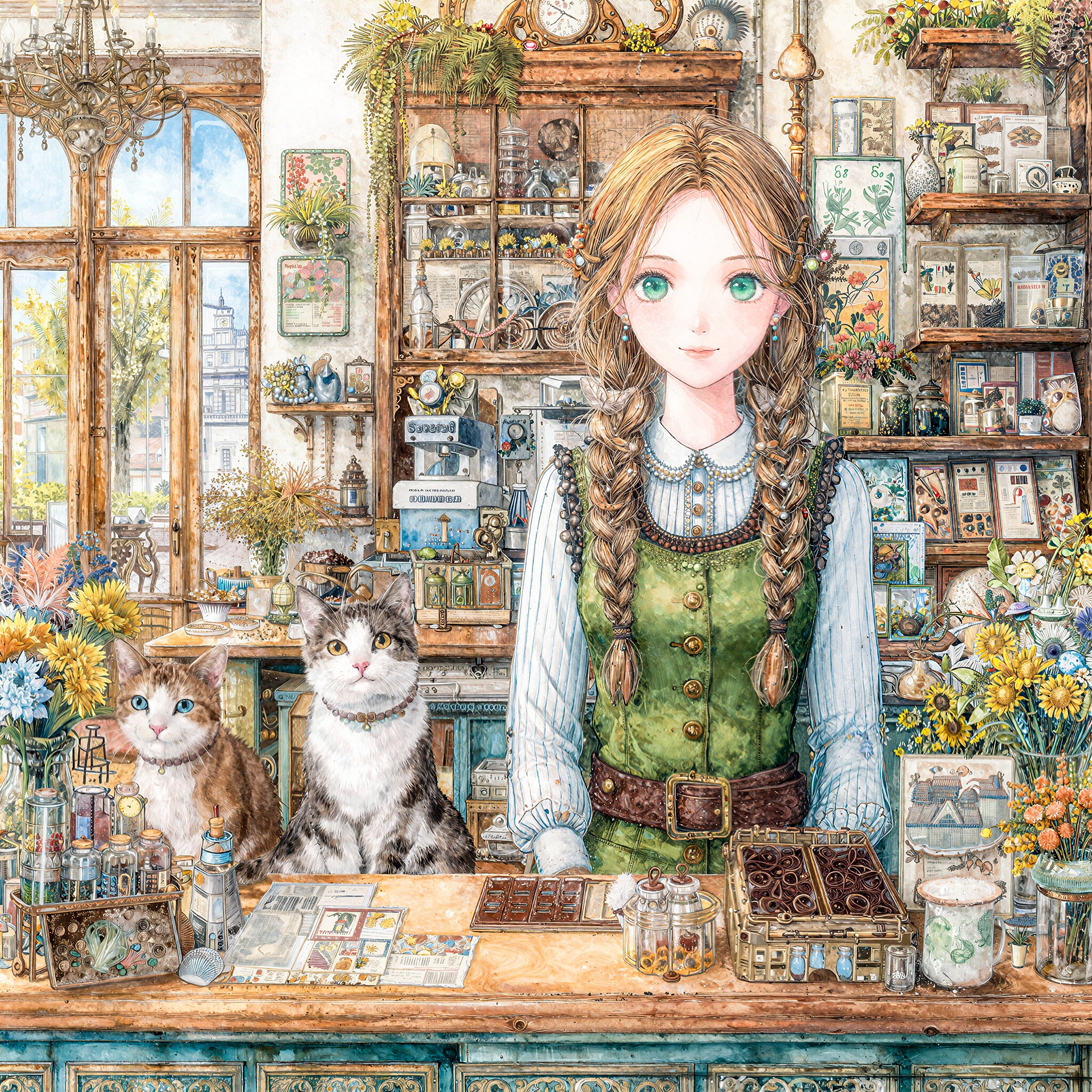 街の雑貨店 | の人気AIイラスト・グラビア