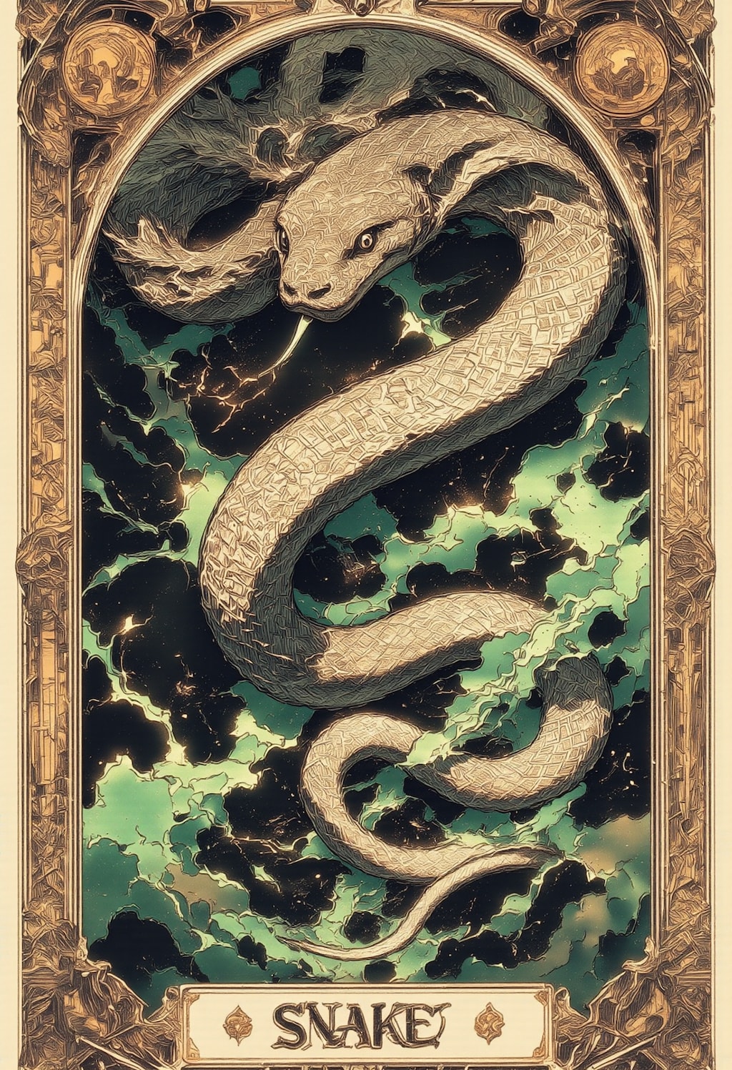 タロットカード: 蛇