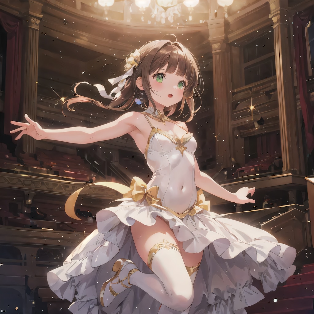 茶髪ロングで演劇の少女５