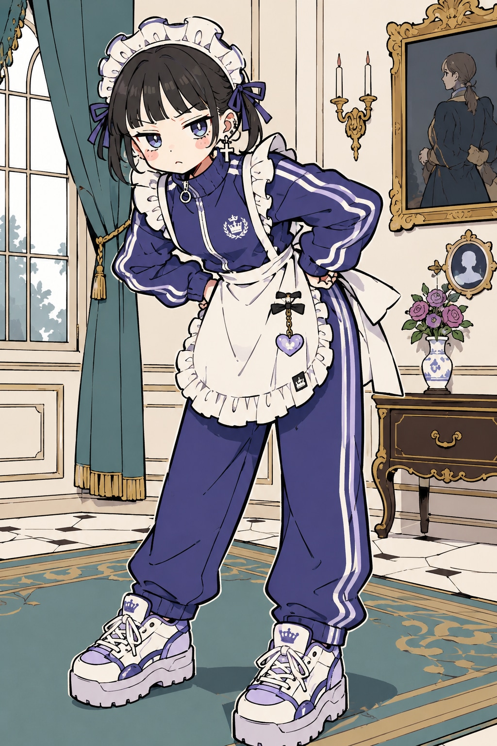 怒ったメイドさん (メイド47) | の人気AIイラスト・グラビア