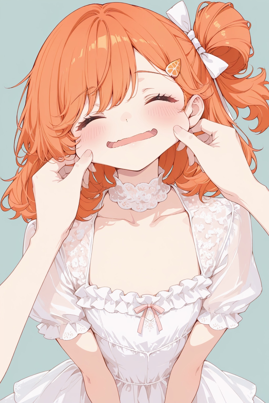 ほっぺをつねってみた | の人気AIイラスト・グラビア