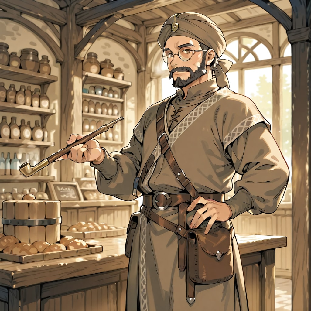 中世RPGの雑貨屋の店主 | の人気AIイラスト・グラビア