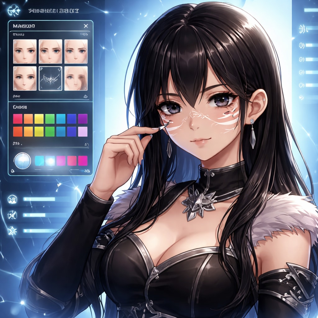 キャラメイク画面 | の人気AIイラスト・グラビア