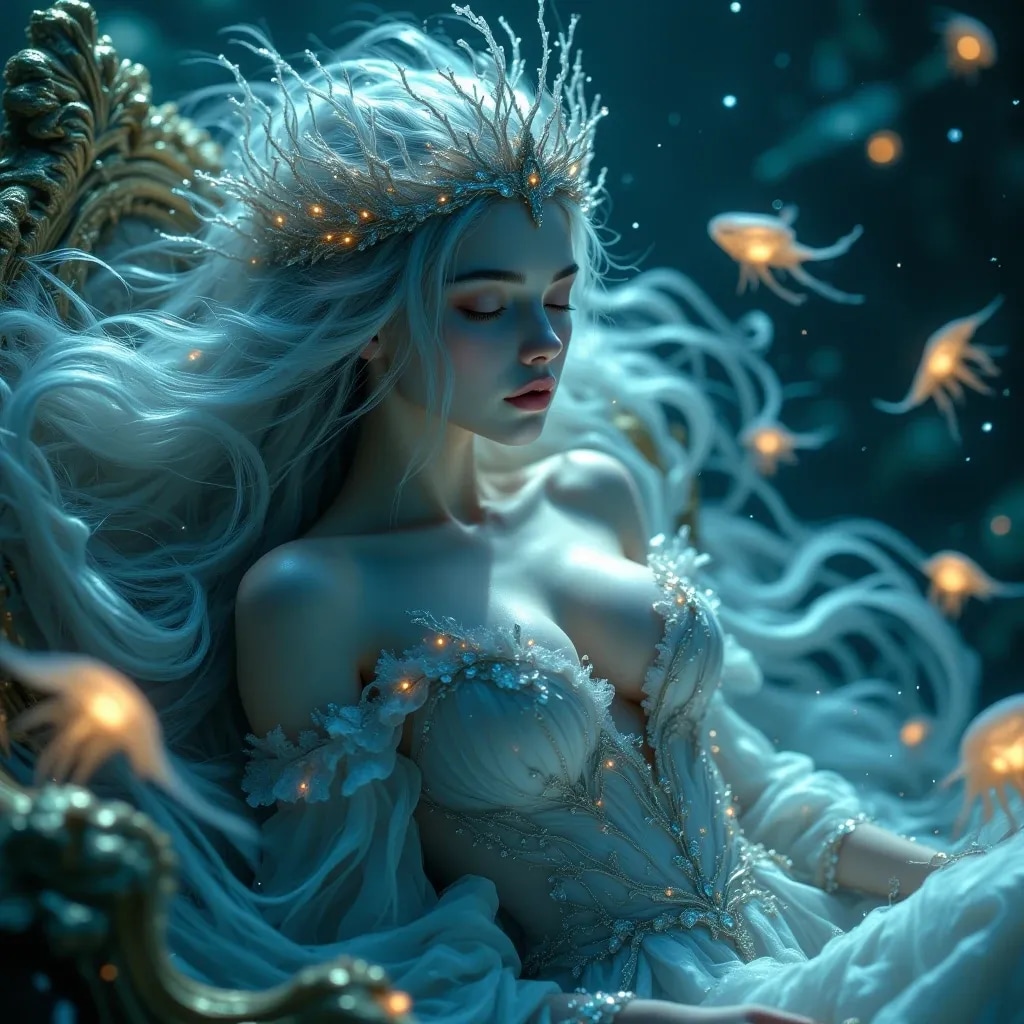 The Lady of the Sea is asleep