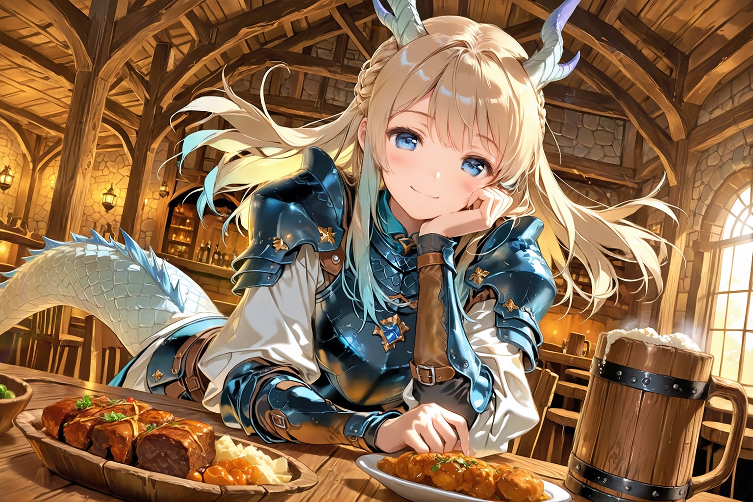 ドラゴニュートな彼女 | の人気AIイラスト・グラビア