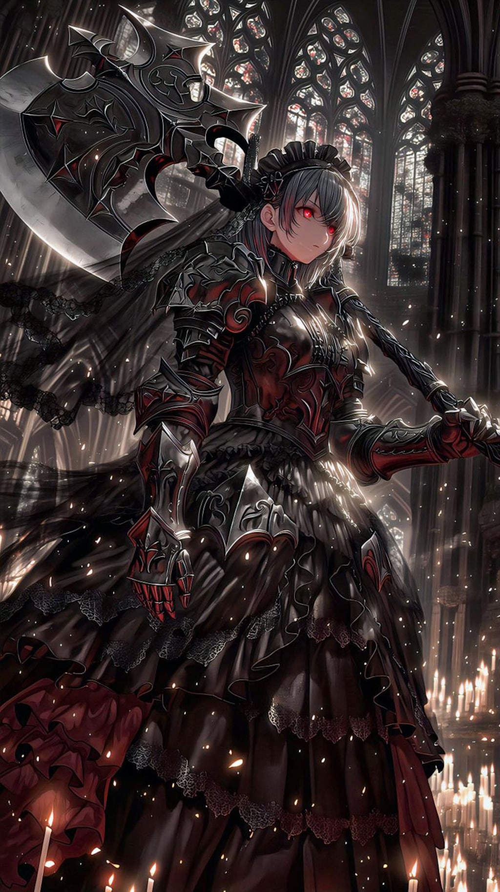 重装甲のメイド戦士