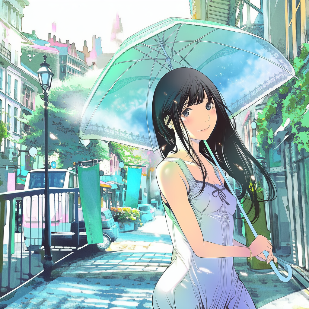 日傘【NovelAI】