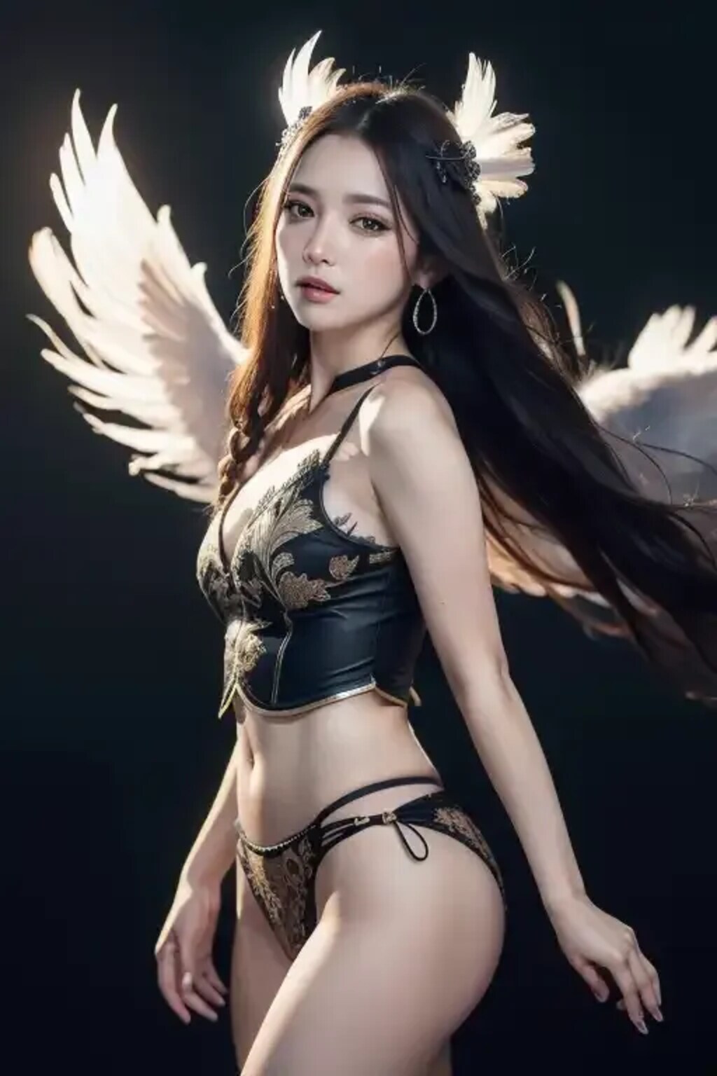 羽系お姉さん　娘々　Asia girl