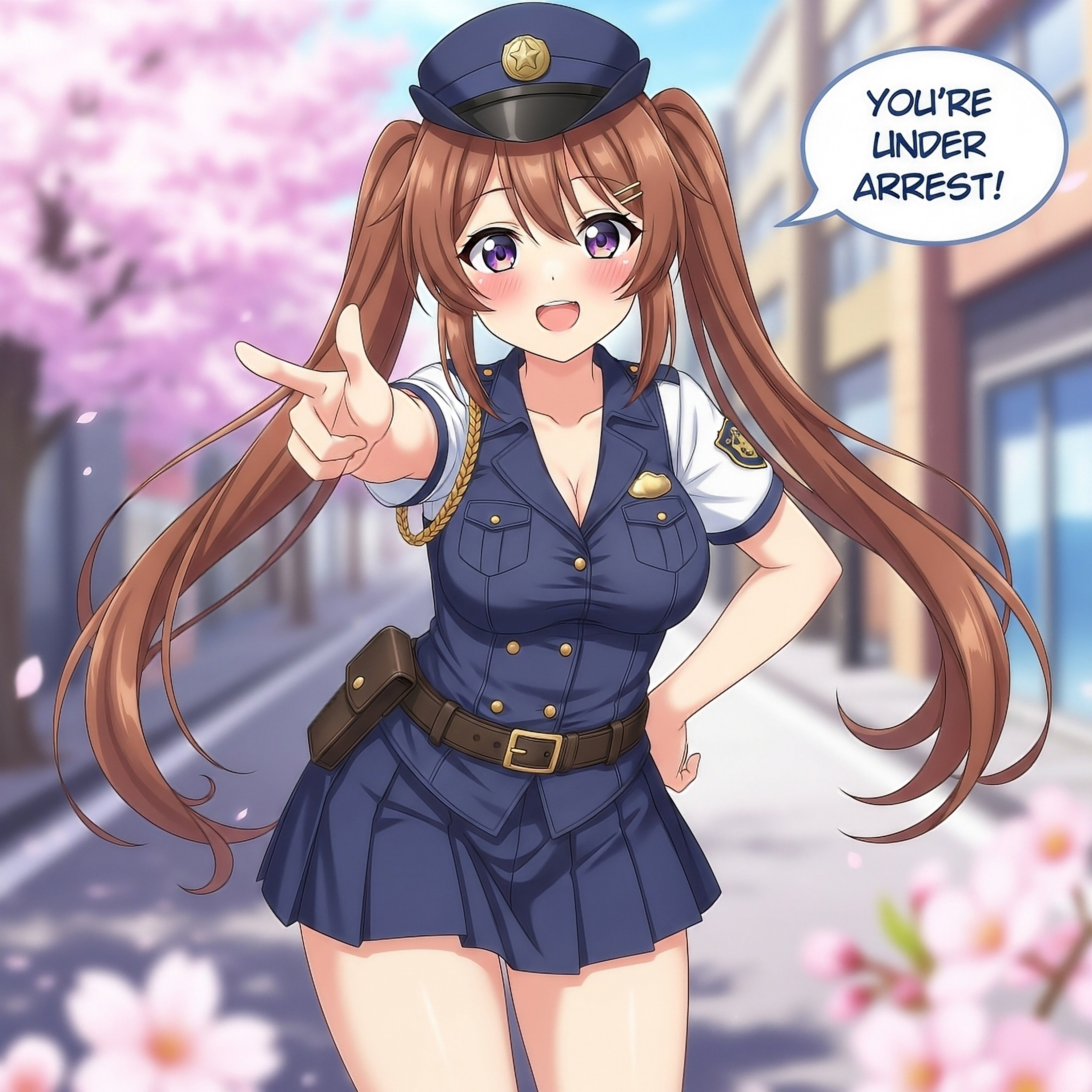 逮捕しちゃうぞ♡