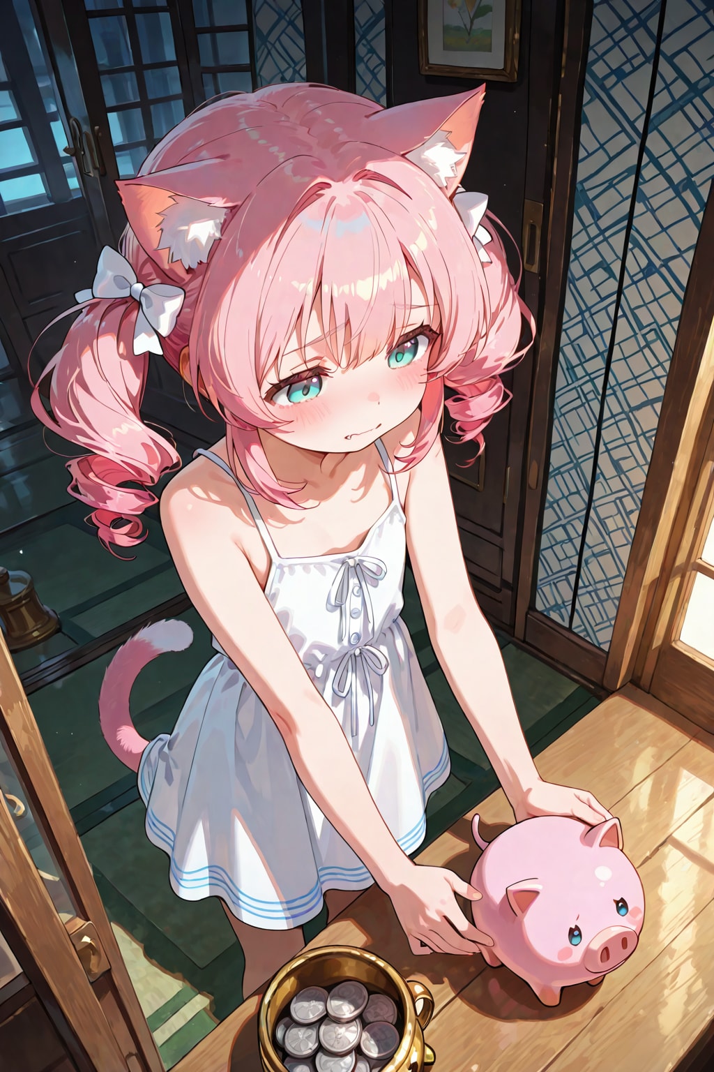 今日の猫耳ピンクちゃん