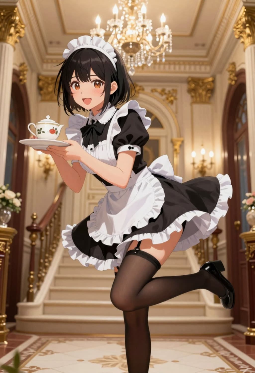 お嬢様のお屋敷でご奉仕タイム