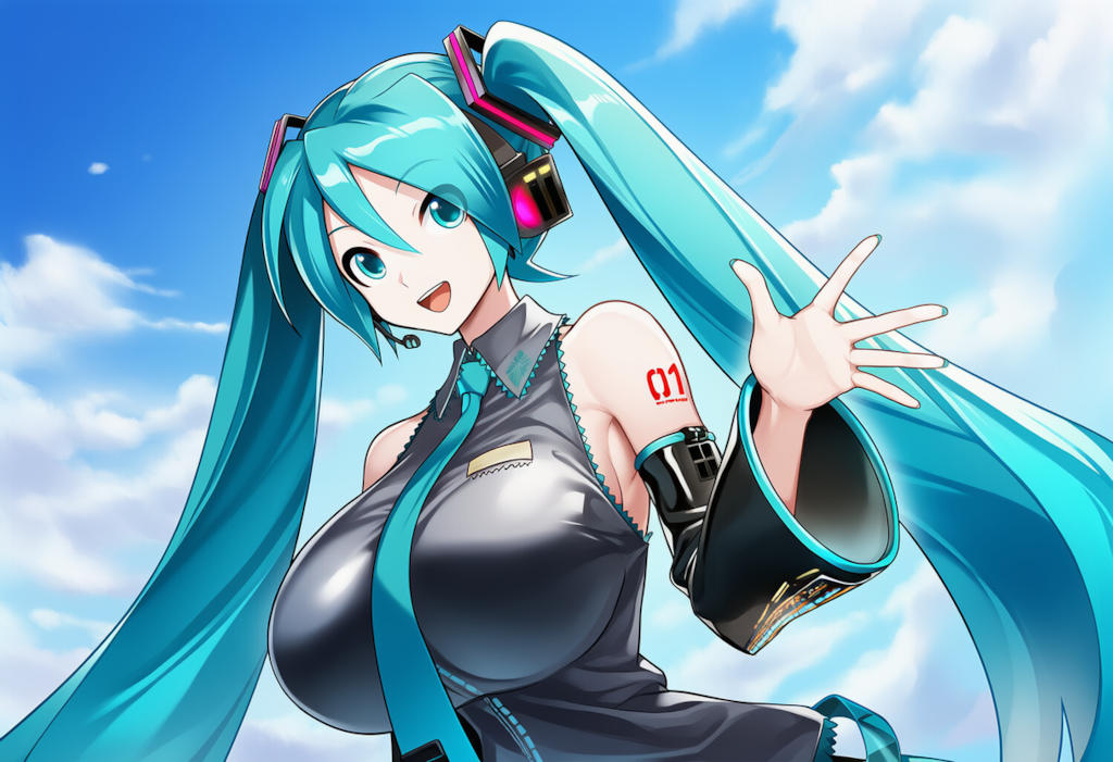 ボカロ　透明アンサー　初音ミク（爆乳版）
