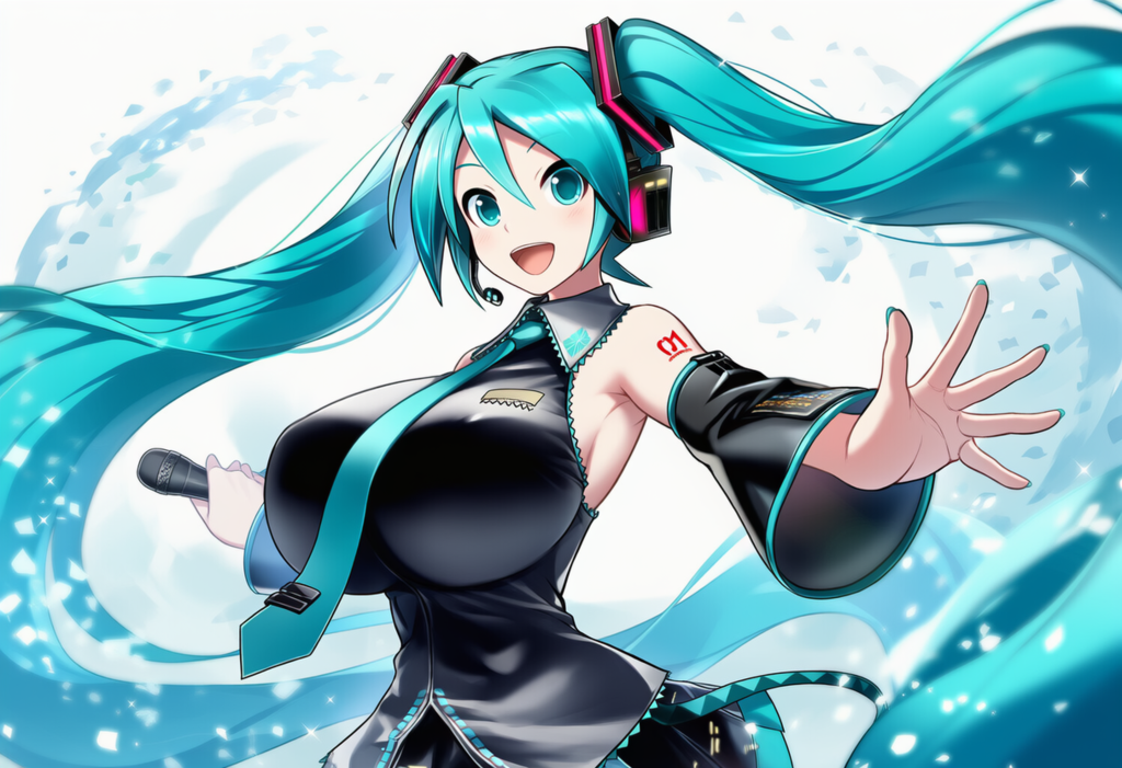 ボカロ　透明アンサー　初音ミク（爆乳版）