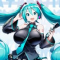 ボカロ　透明アンサー　初音ミク（爆乳版） 3枚目