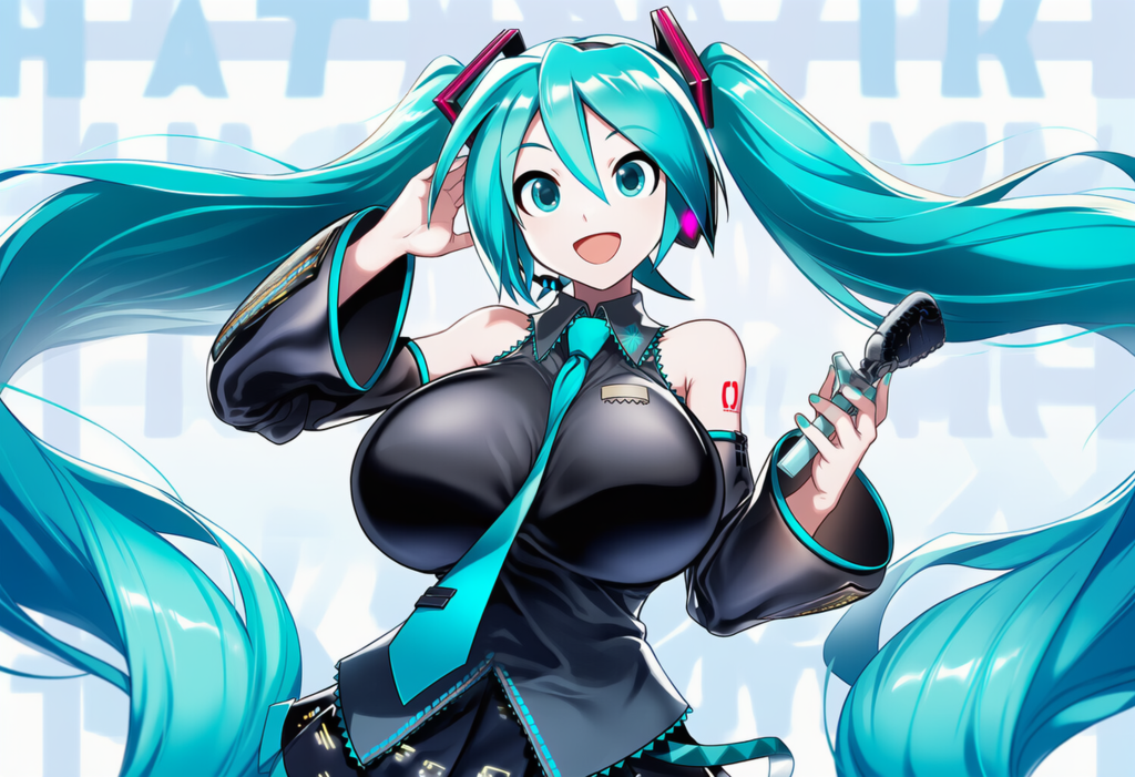 ボカロ　透明アンサー　初音ミク（爆乳版）