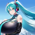 ボカロ　透明アンサー　初音ミク（爆乳版） 10枚目