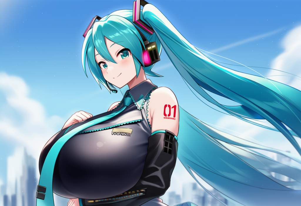 ボカロ　透明アンサー　初音ミク（爆乳版）