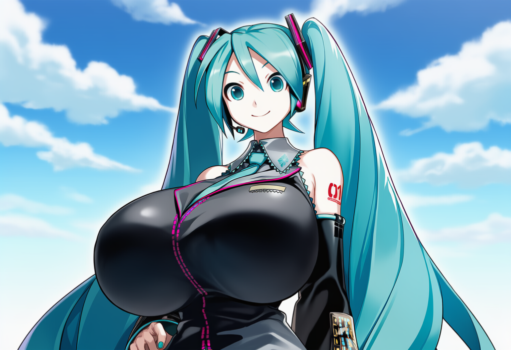 ボカロ　透明アンサー　初音ミク（爆乳版）