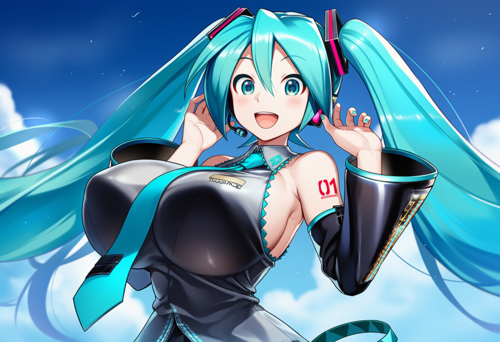 ボカロ　透明アンサー　初音ミク（爆乳版）