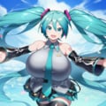 ボカロ　透明アンサー　初音ミク（爆乳版） 8枚目