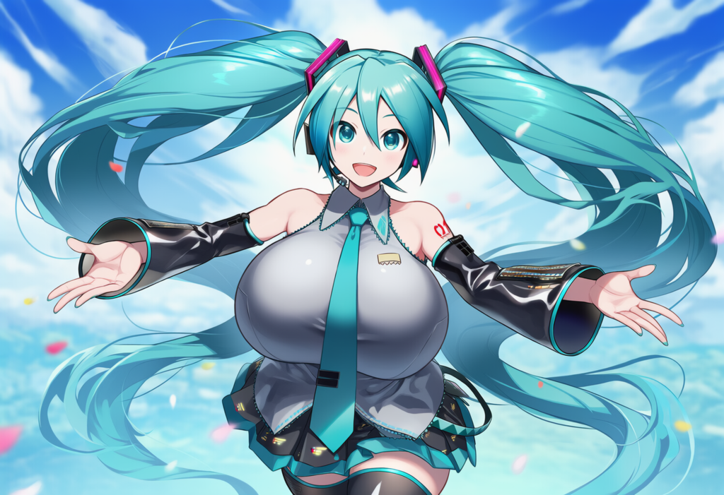 ボカロ　透明アンサー　初音ミク（爆乳版）