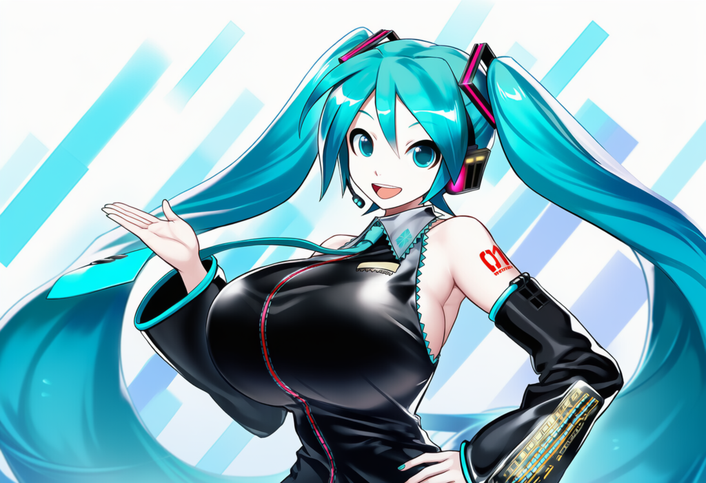 ボカロ　透明アンサー　初音ミク（爆乳版）