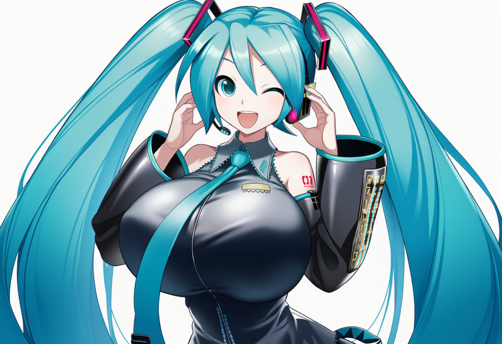 ボカロ　透明アンサー　初音ミク（爆乳版）