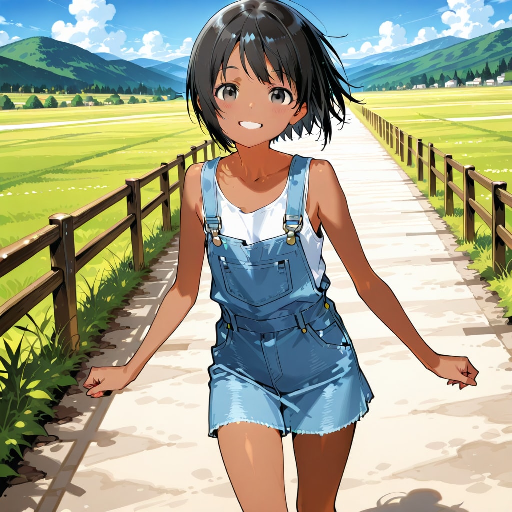 夏の高原散歩ナツキ