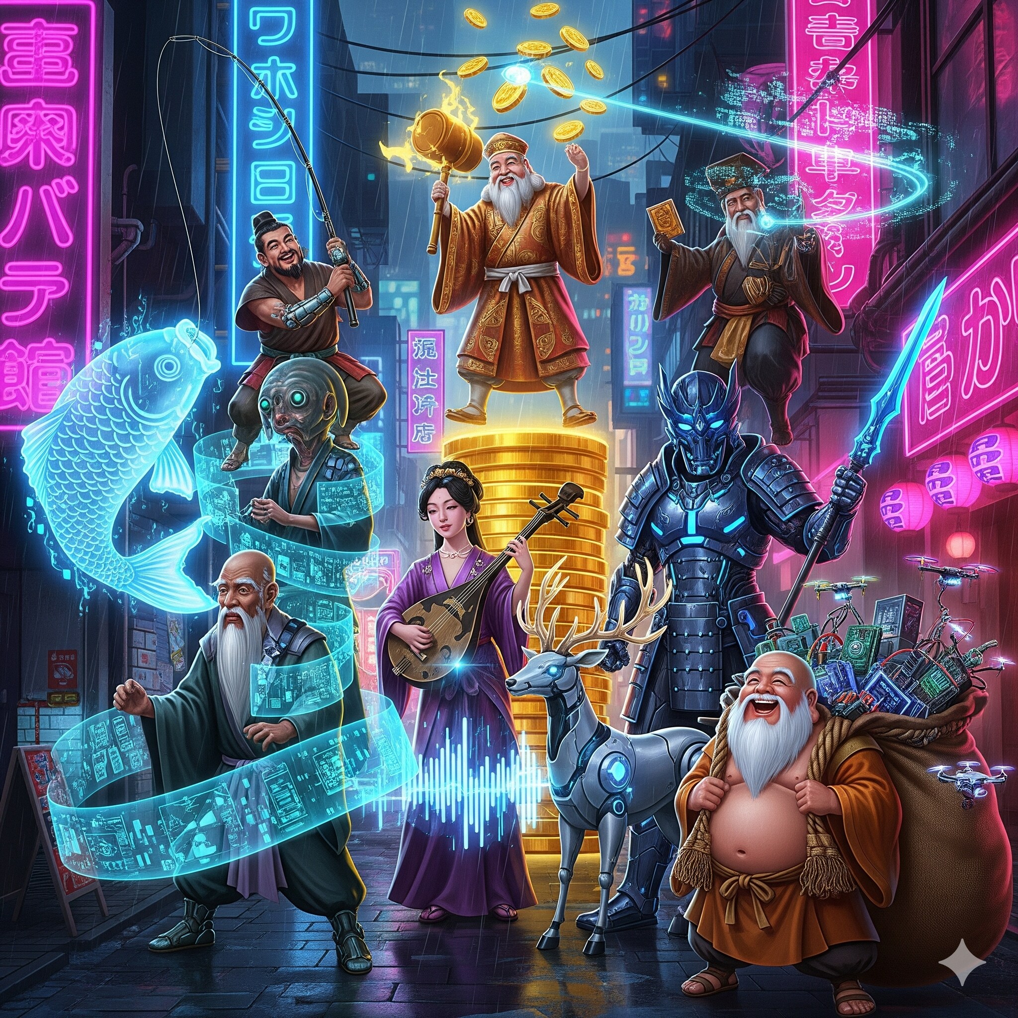 NEO-EBISU 七福神 | の人気AIイラスト・グラビア