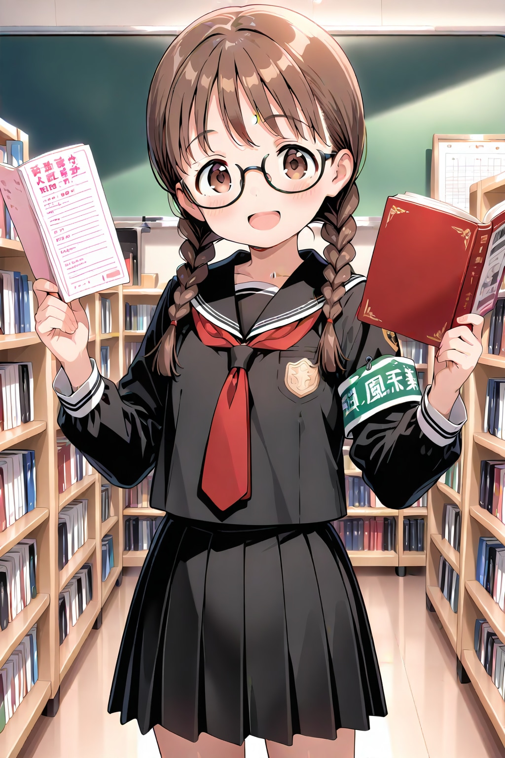 日本一遅いHARPYお試し眼鏡三つ編み姉妹弟