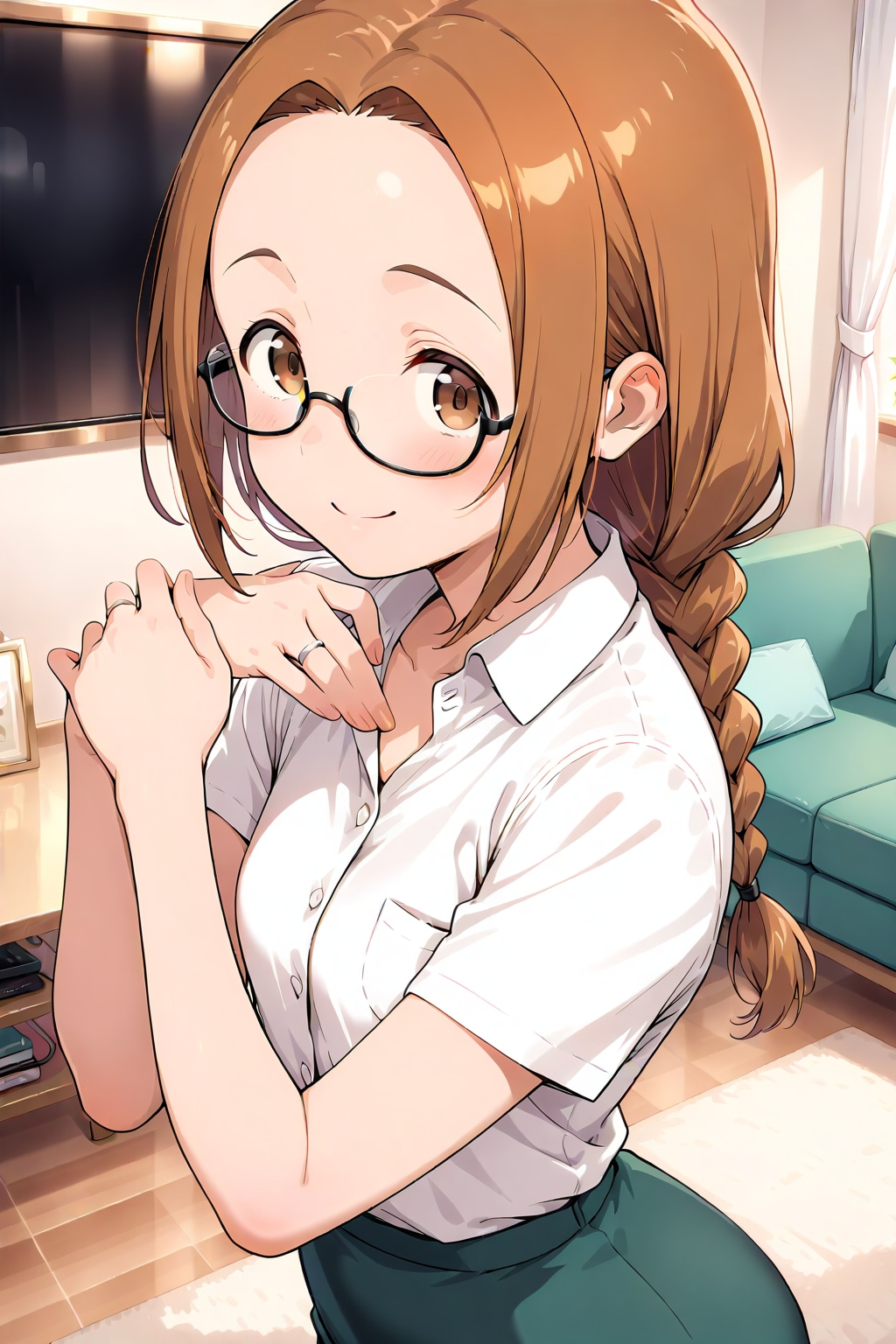 日本一遅いHARPYお試し眼鏡三つ編み姉妹弟