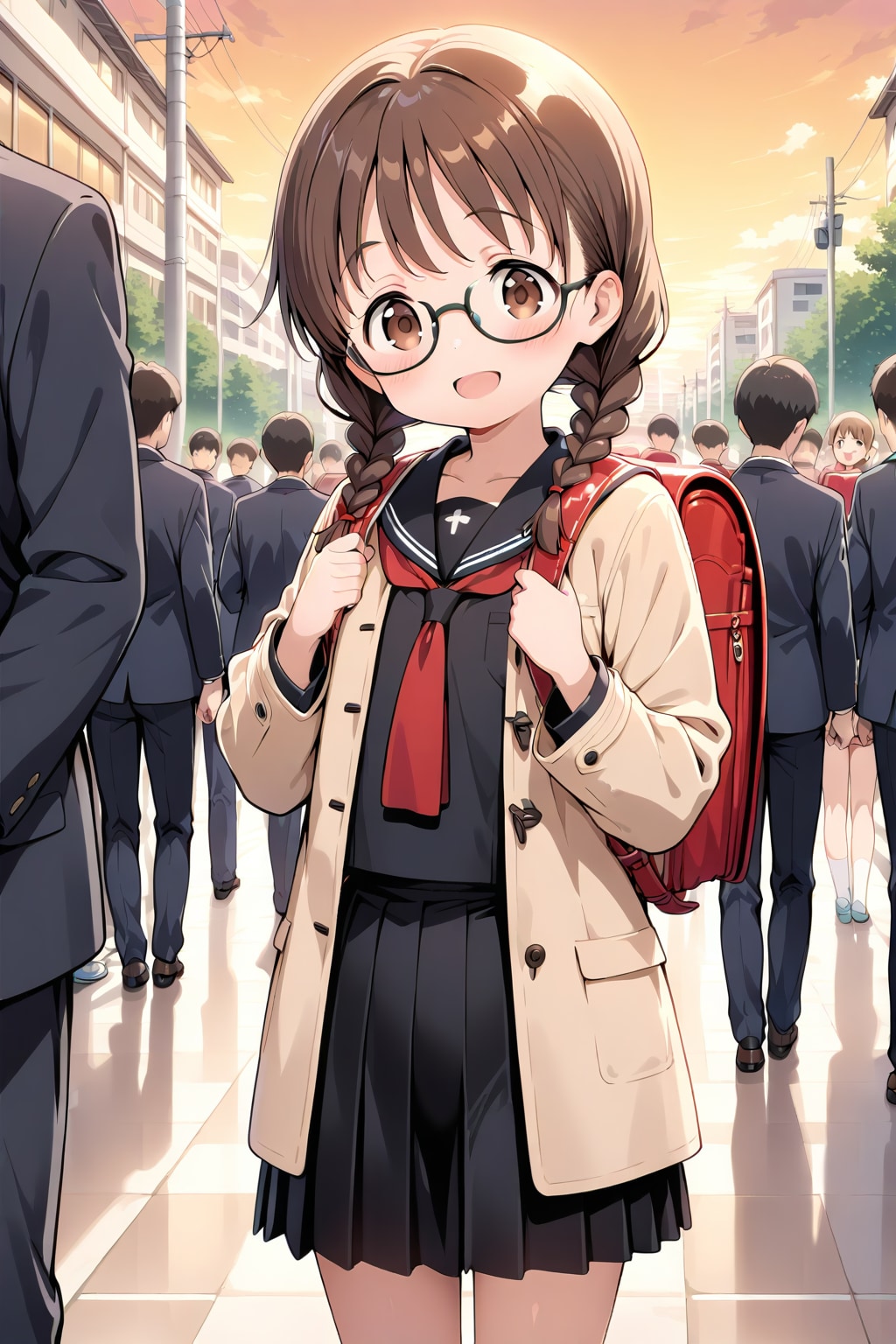 日本一遅いHARPYお試し眼鏡三つ編み姉妹弟