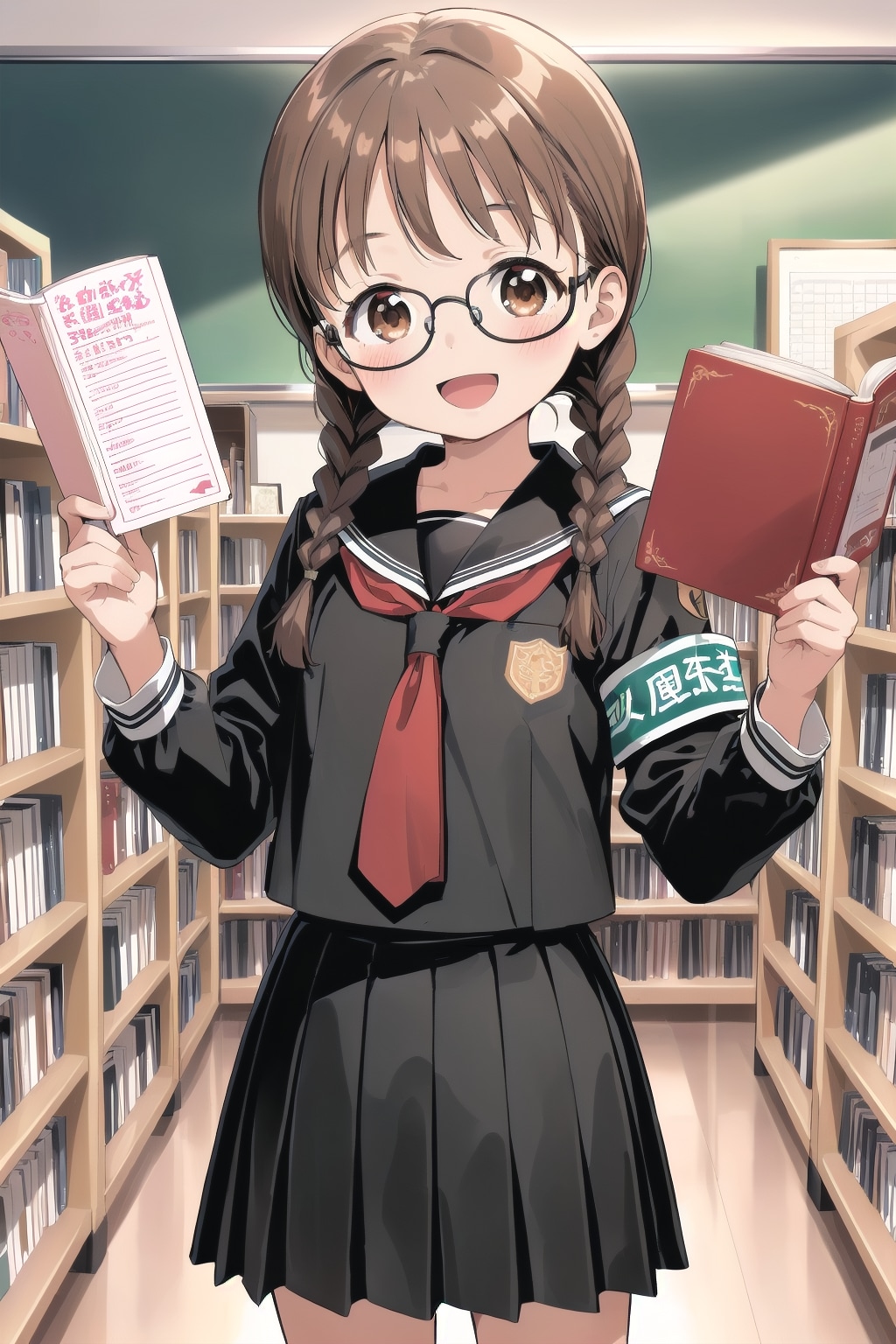 日本一遅いHARPYお試し眼鏡三つ編み姉妹弟