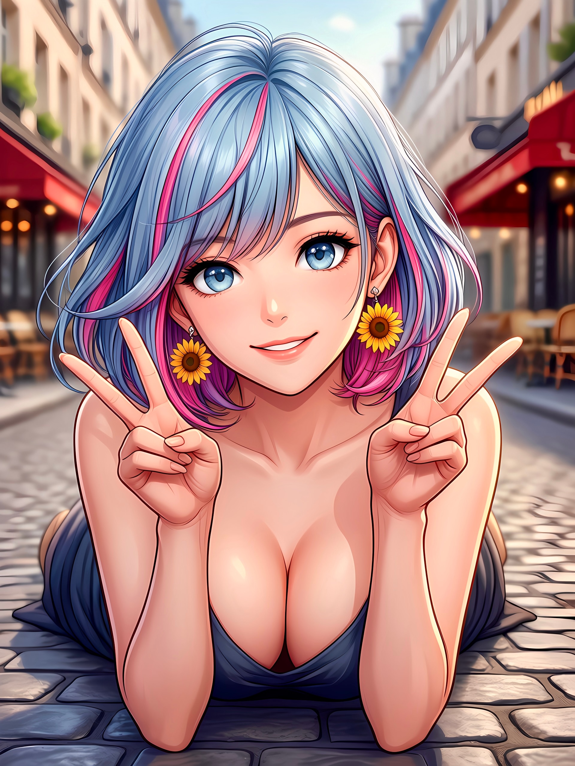 雫ちゃん💧の谷間😘