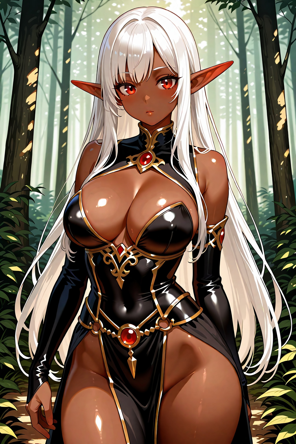 美少女ダークエルフ