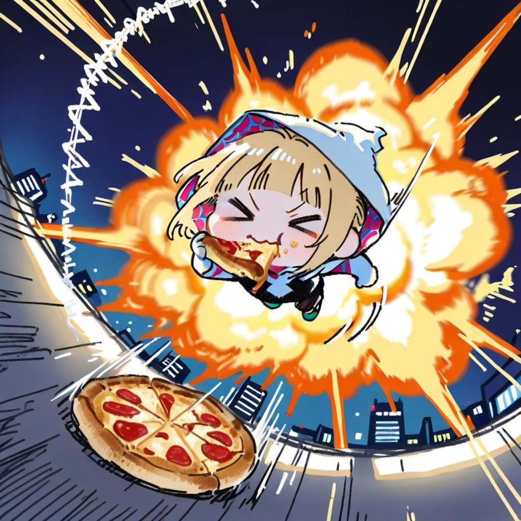 お ピ ッ ツ ァ ー グ ウ ェ ン 🍕🕷🕸